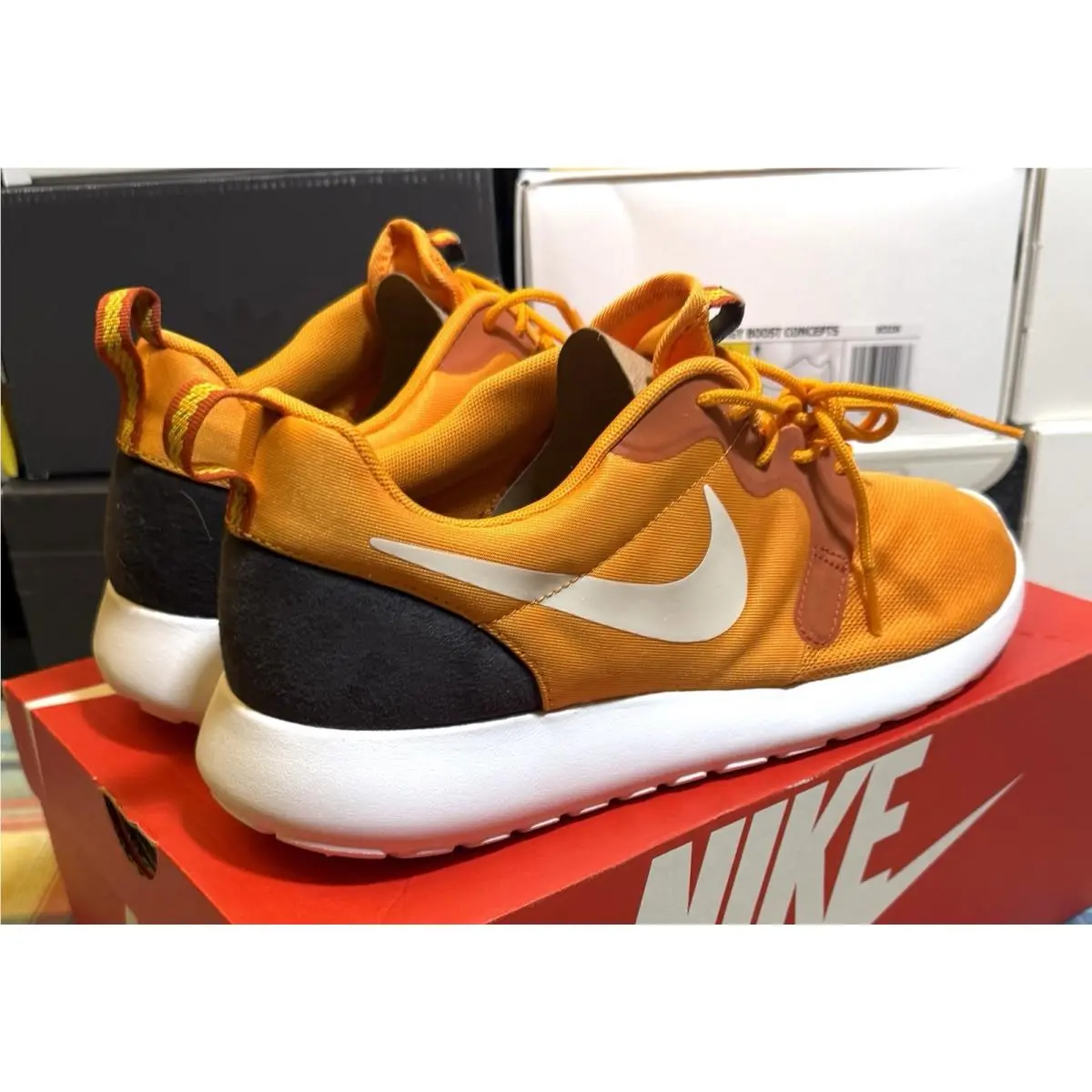 Nike shoes - Nike Roshe Run - Roshe Run - 636220-800 - Orange 4