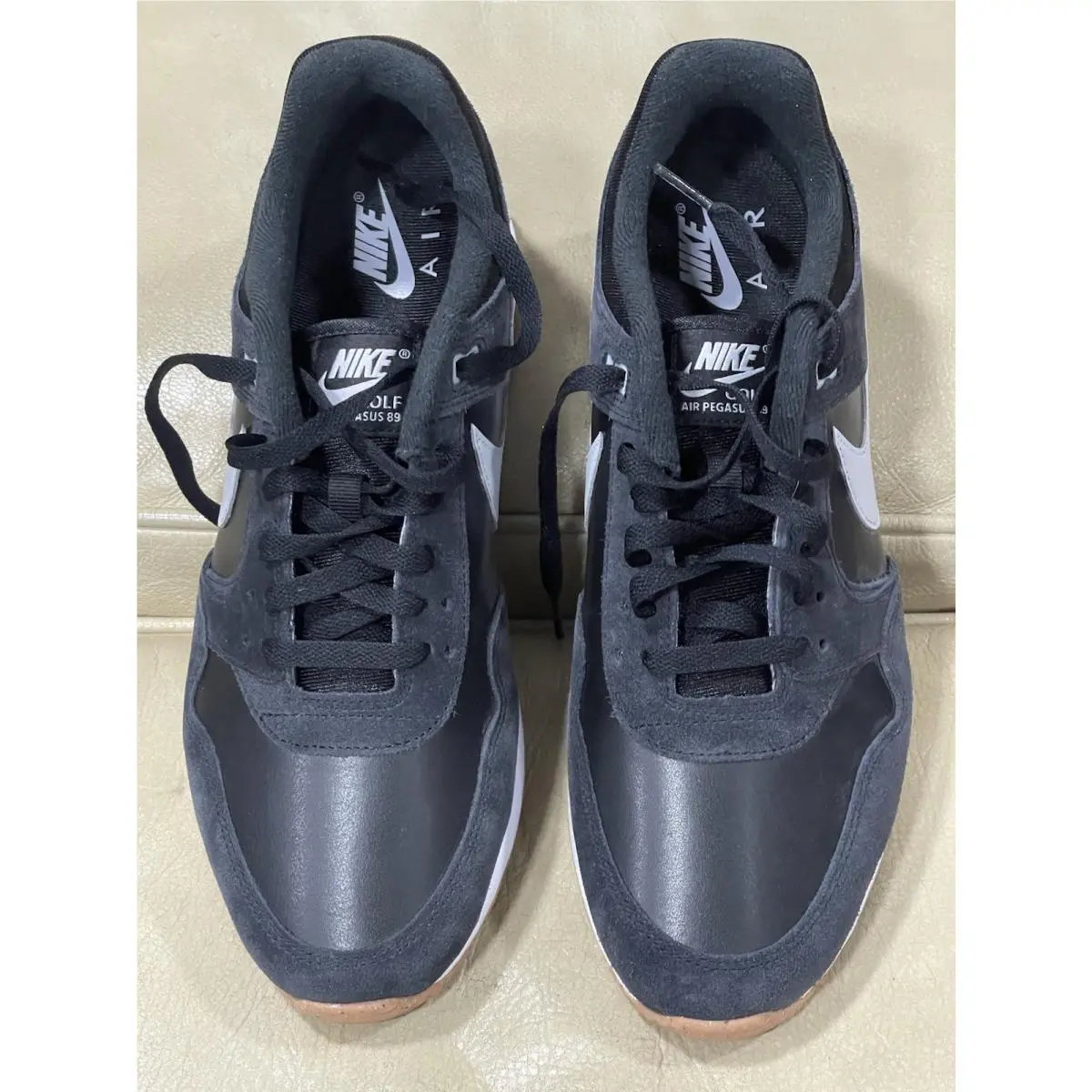 Nike shoes - Air Pegasus `89 G - Air Pegasus - Black/White/Gum Medium Brown/Wolf Grey (UPC: 0197602597929) 1