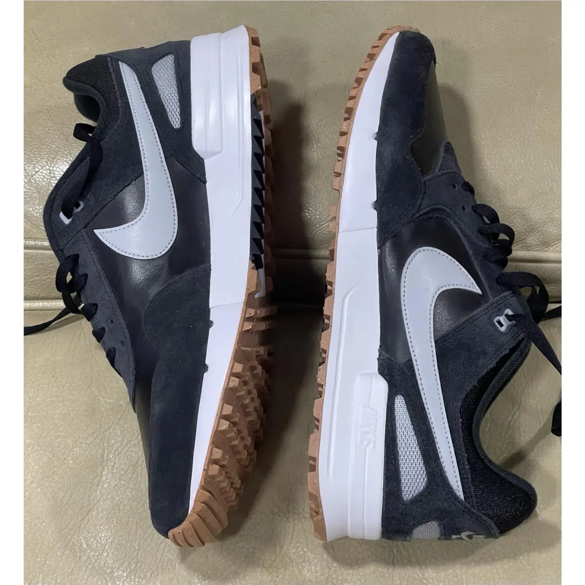 Nike shoes - Air Pegasus `89 G - Air Pegasus - Black/White/Gum Medium Brown/Wolf Grey (UPC: 0197602597929) 0