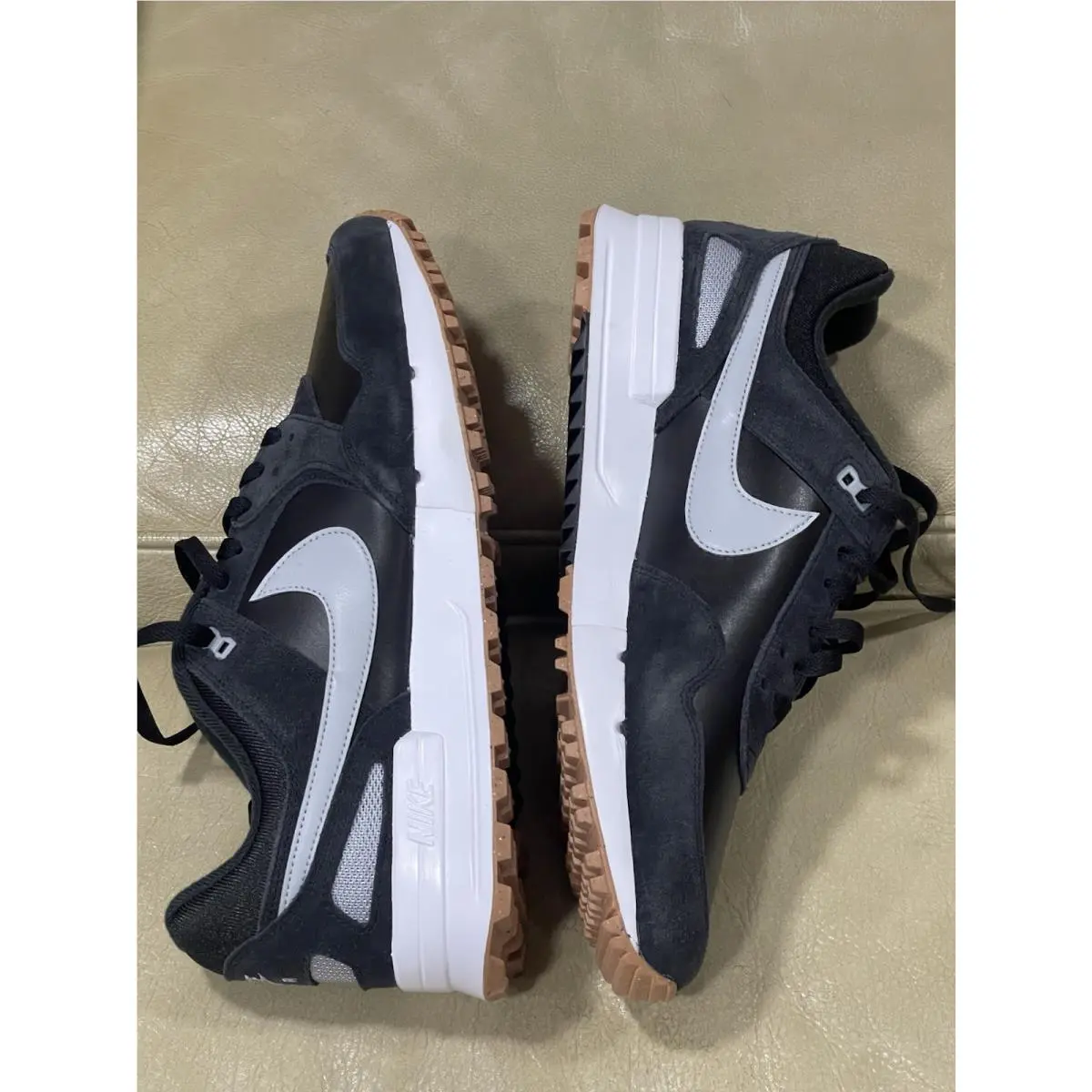 Nike shoes - Air Pegasus `89 G - Air Pegasus - Black/White/Gum Medium Brown/Wolf Grey (UPC: 0197602597929) 2