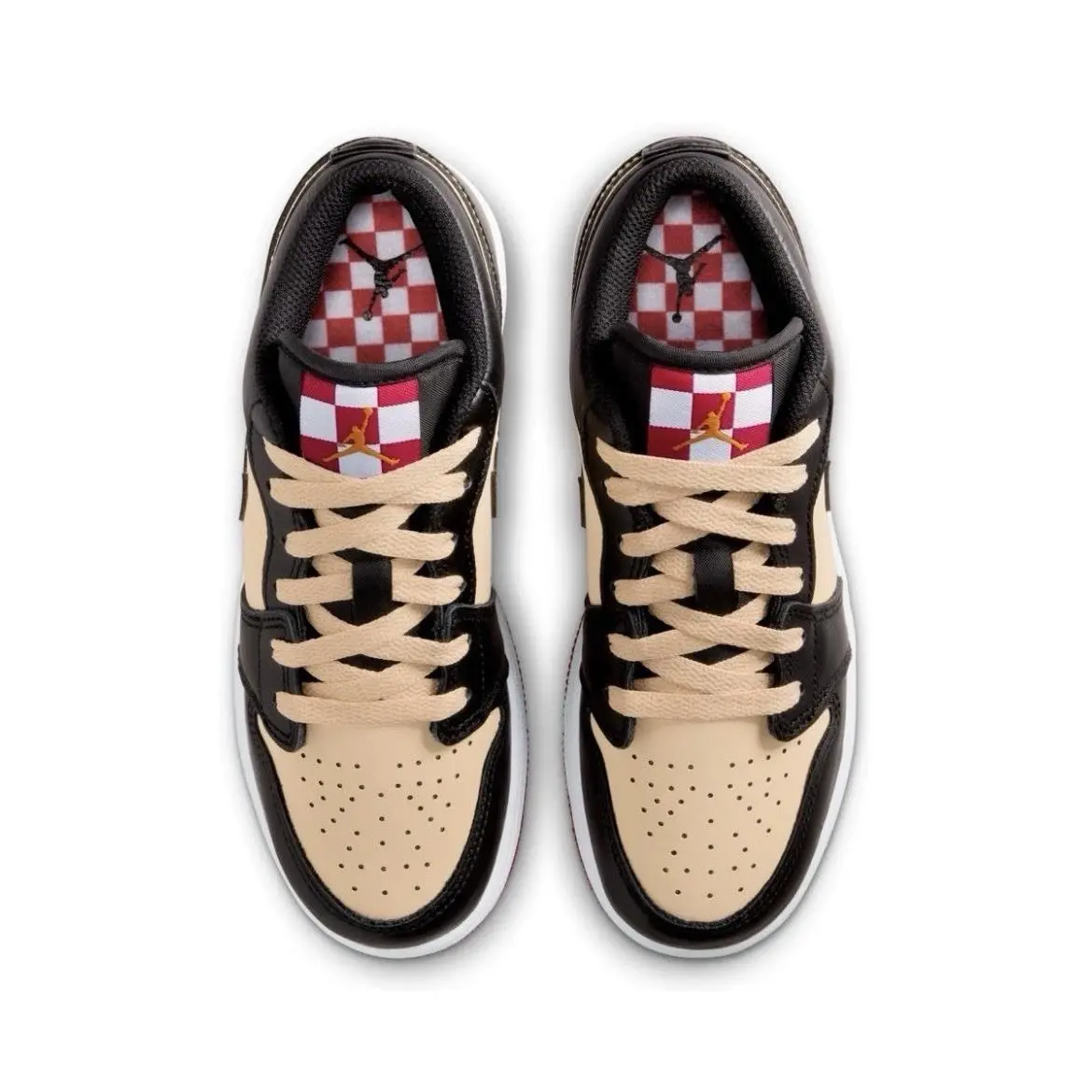 Nike shoes - Air Jordan 1 Low - Air Low - HQ2016 200 - Sesame/Black/Fire Red/White 18