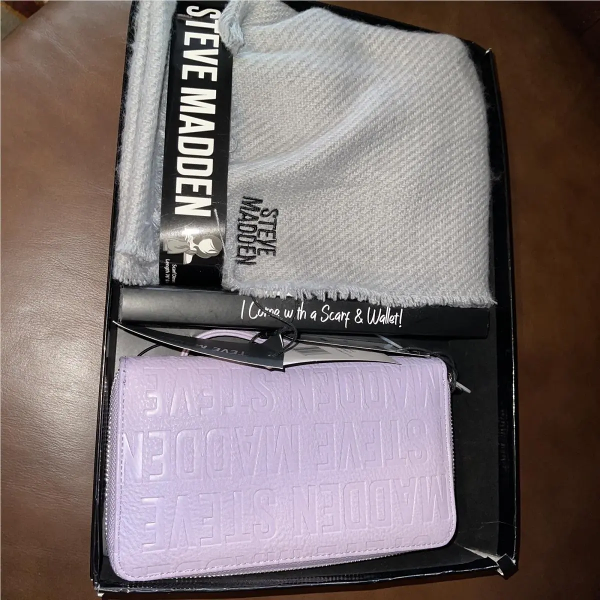 Gift 2 PC Set Wristlet Scarf in Gift Box by Steve Madden