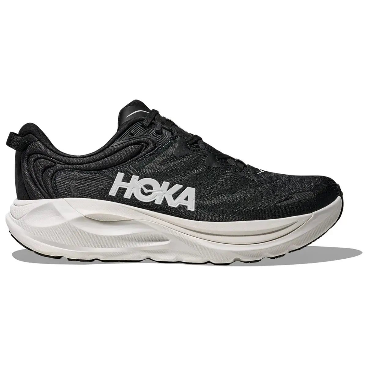 Hoka One Women`s Gaviota 6 Everyday Running 9 US Extra Wide Black / White