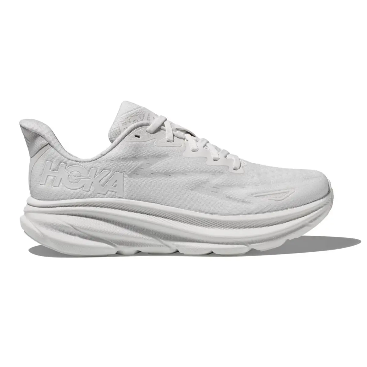 Hoka Men`s Clifton 9 Everyday Shoes 13 US / White White with The Box