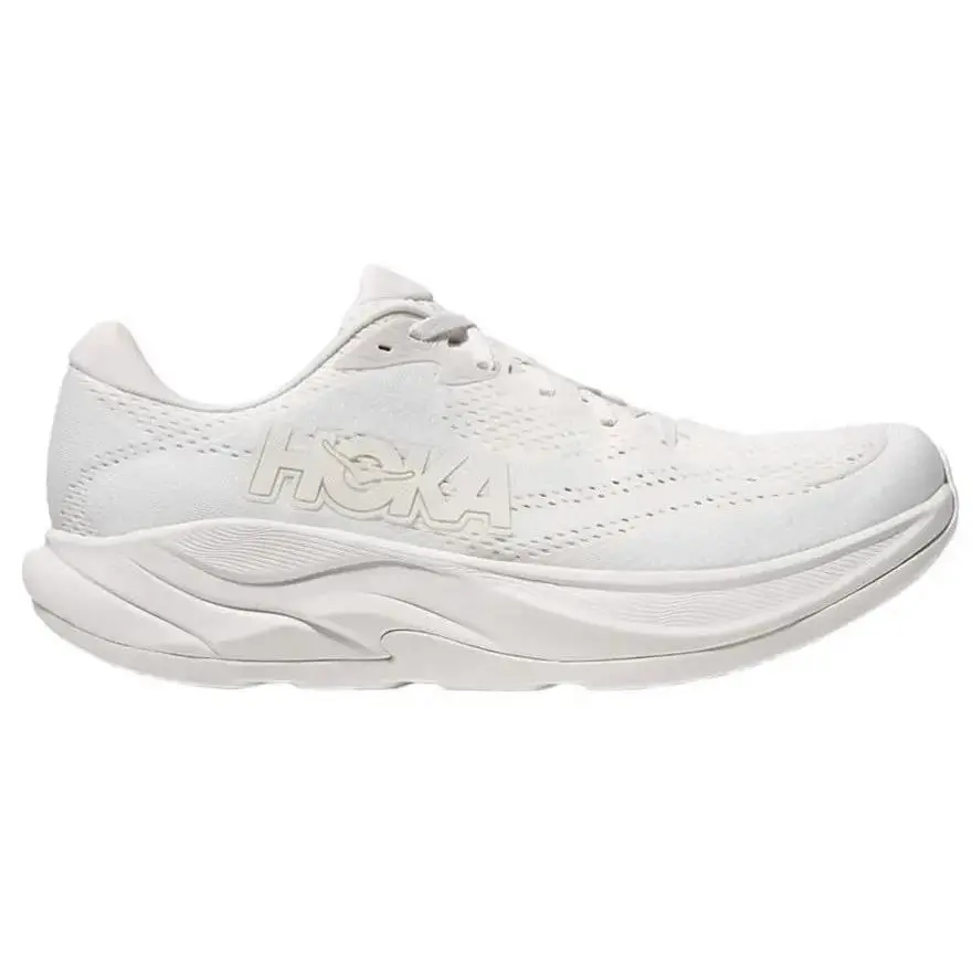 Hoka Men`s Rincon 4 Everyday Running Shoes 9.5 US White/white