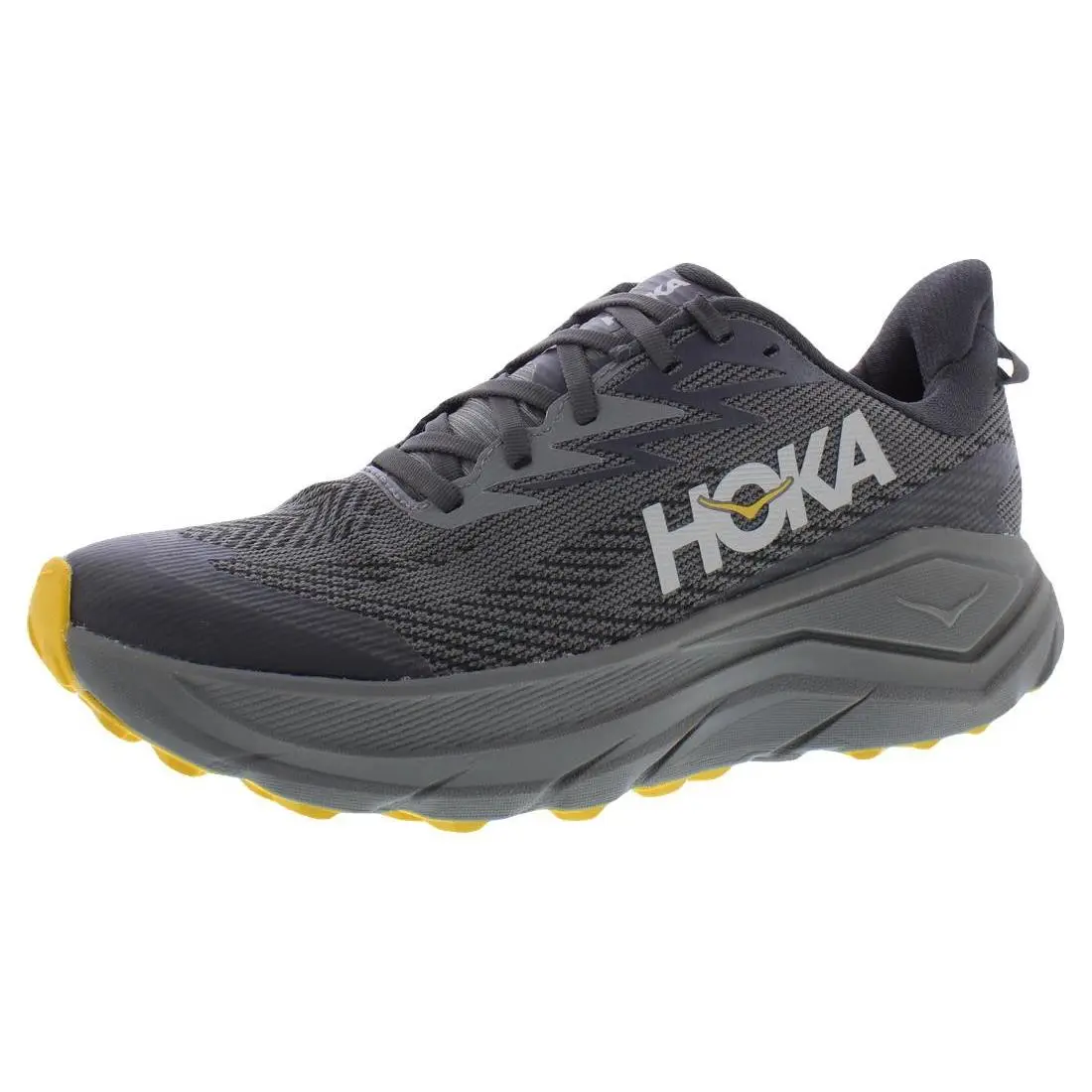 Hoka shoes - Asphalt Grey/Varsity Yellow, Main: Grey (UPC: 198605525827) 0