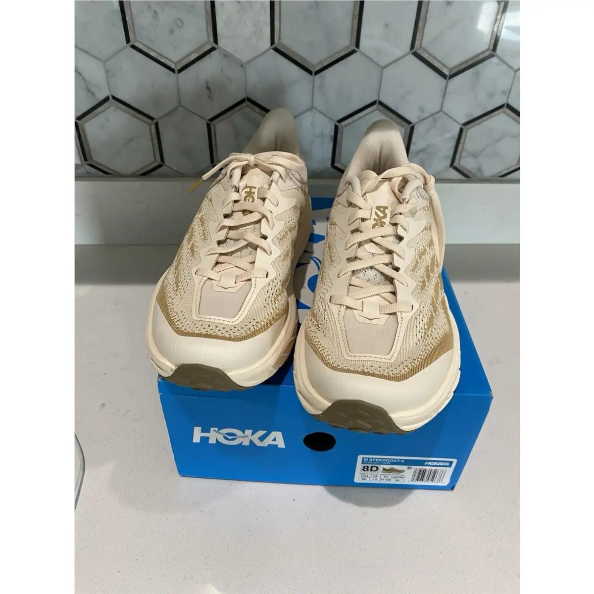 Hoka shoes - Hoka One One Speedgoat 5 - Vanilla/Wheat 0