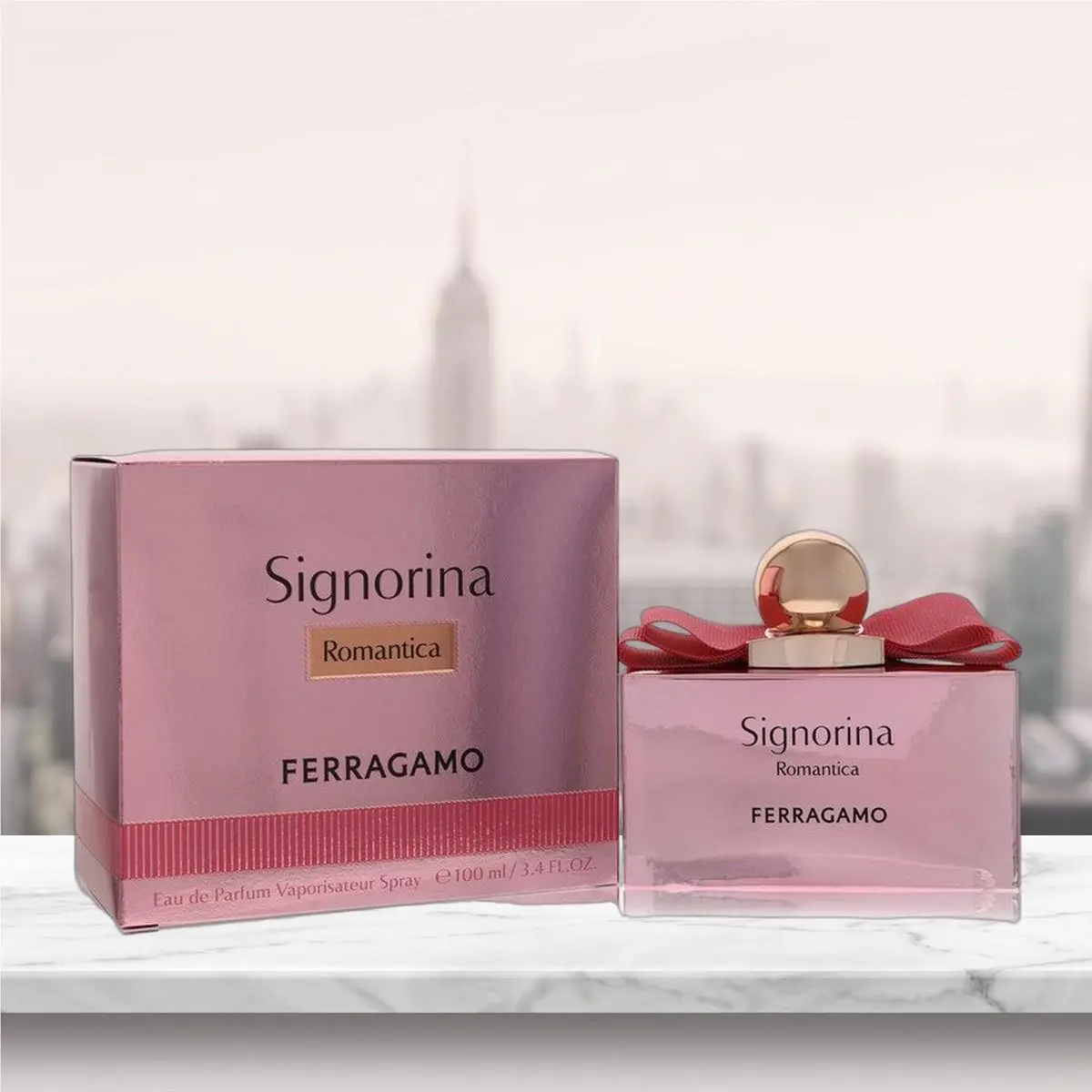 Signorina Romantica Eau De Parfum Spray By Salvatore Ferragamo - 3.4 oz