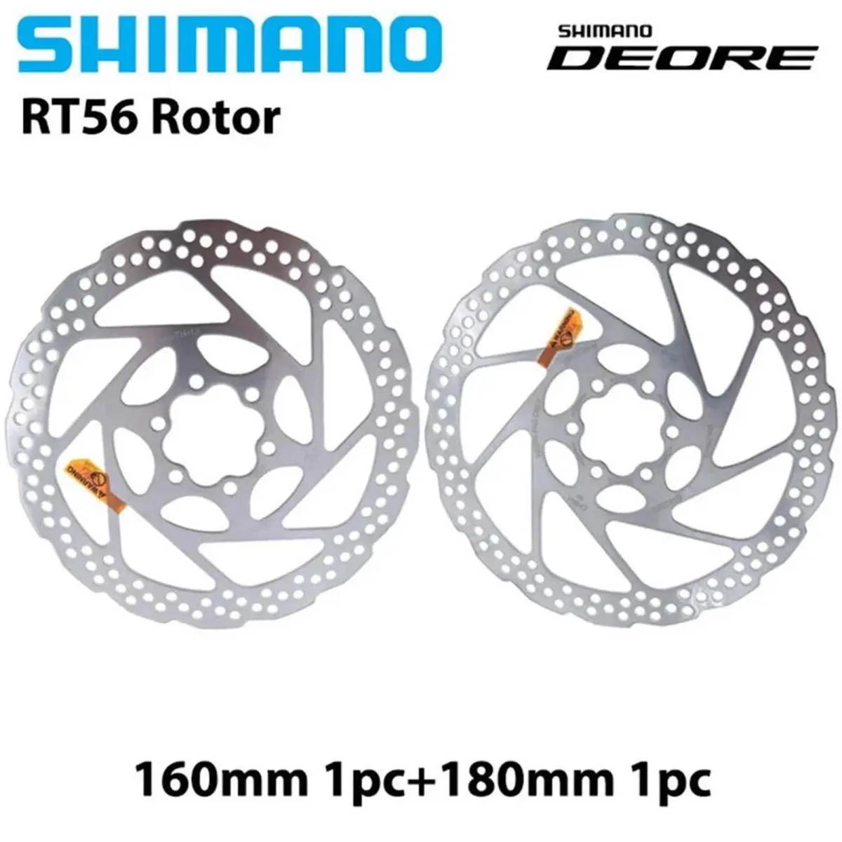 Shimano  - Shimano MT200 Pair and SM-RT56 160+180mm - Black 2