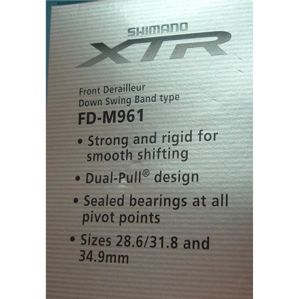 Shimano  - XTR - XTR - FD-M961 - Grey & Chrome 8