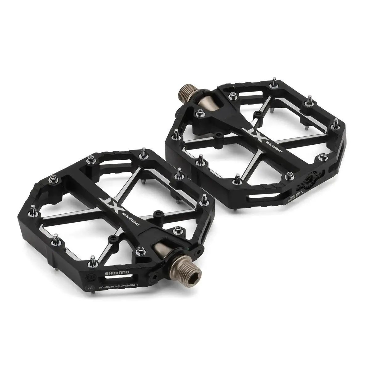 Shimano Deore XT PD-M8240 Flat Pedals Black EPDM8240