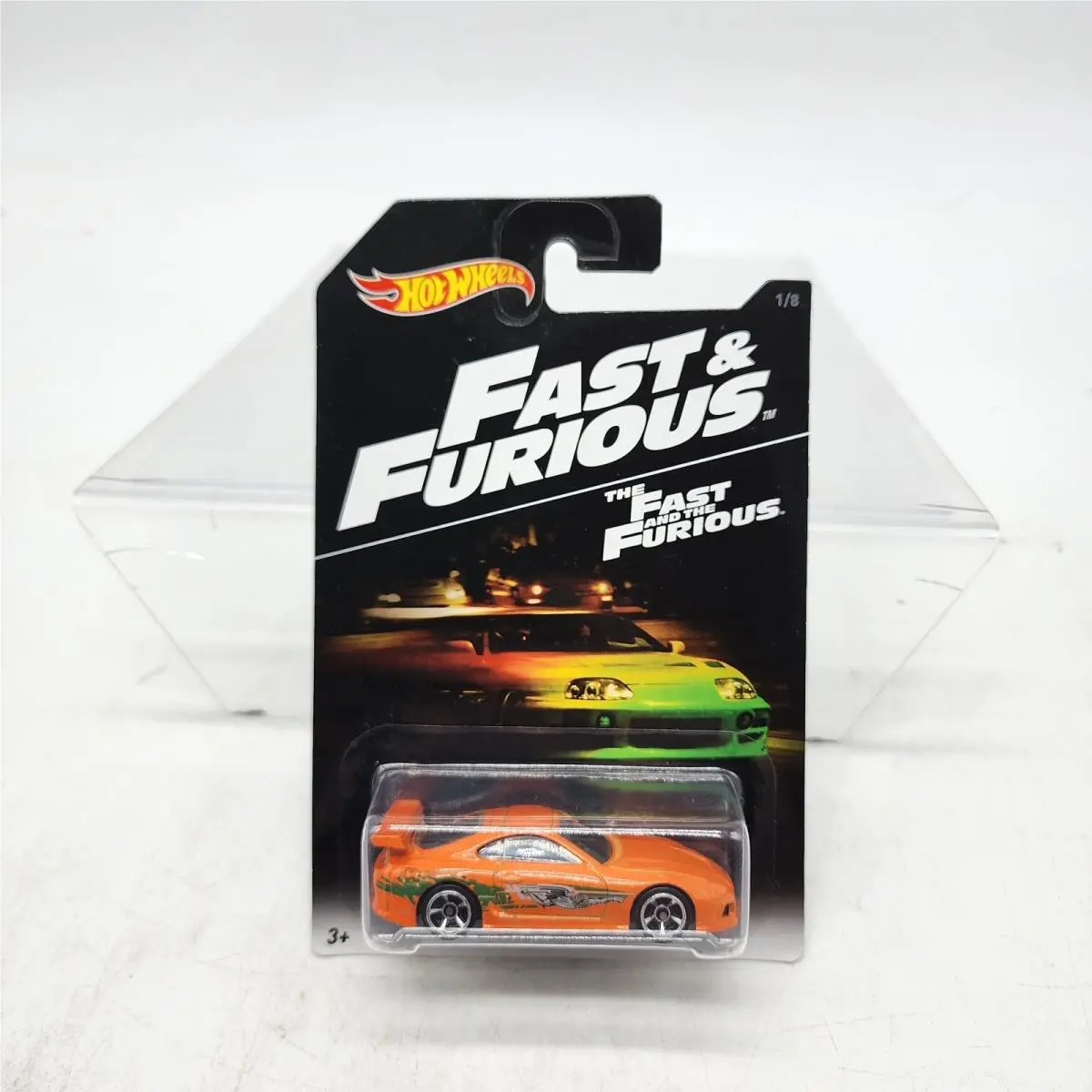 UH Hot Wheels 1/8 Fast and Furious `94 Toyota Supra W Protector Collector Condit