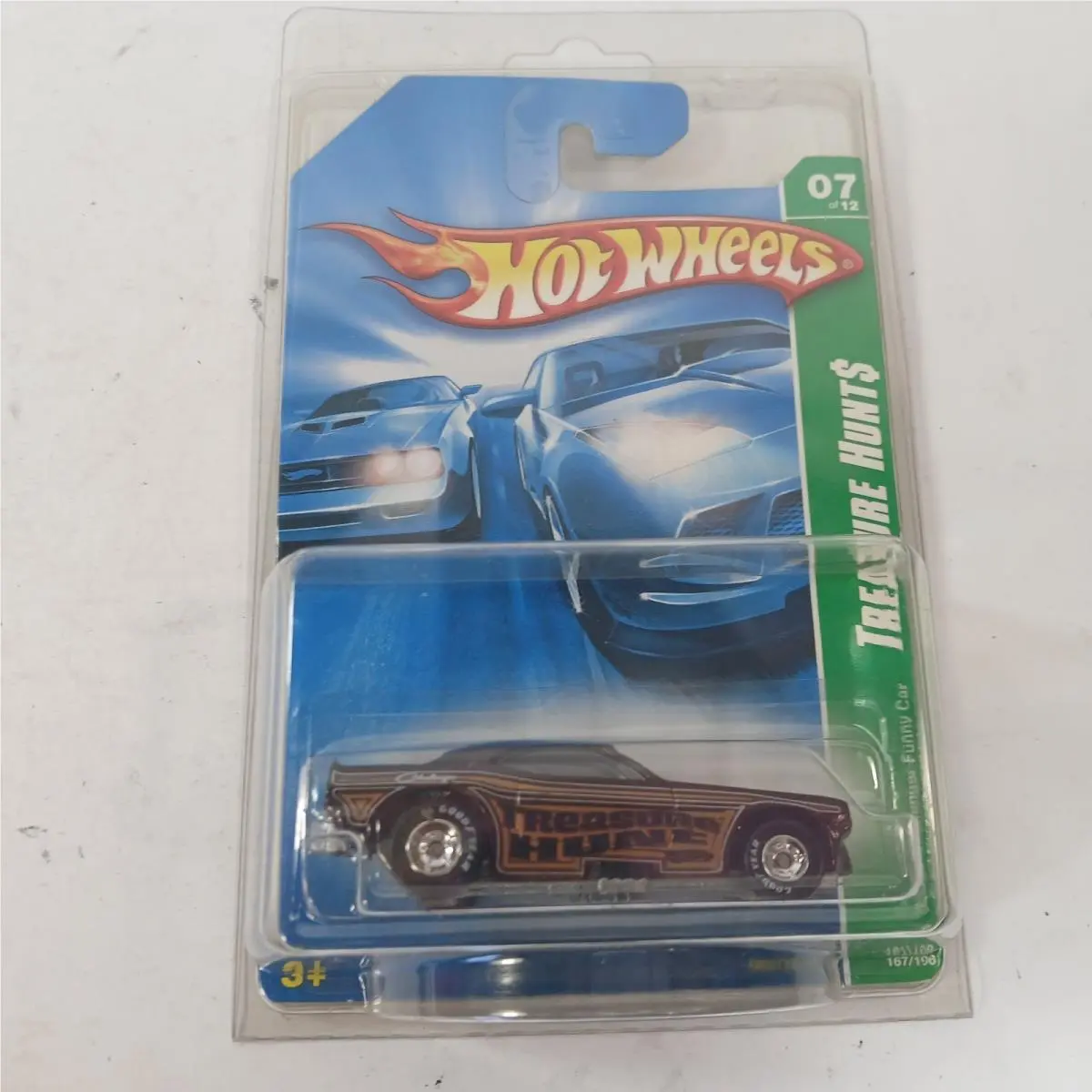 2008 Hot Wheels Super Treasure Hunt Dodge Challenger Funny Car Brown