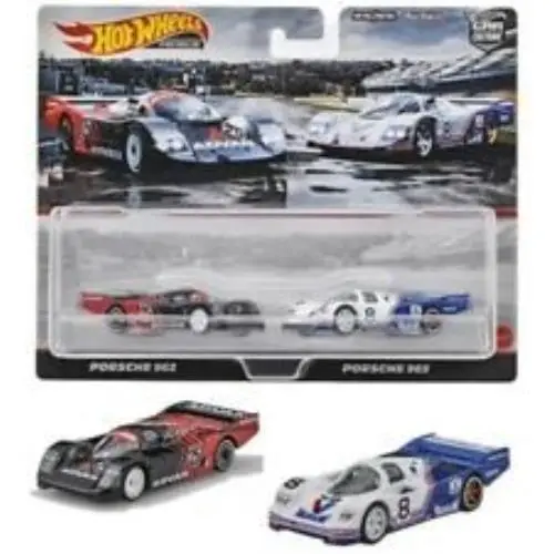 Hot Wheels Car Culture Premium Porsche 962 2-Pack