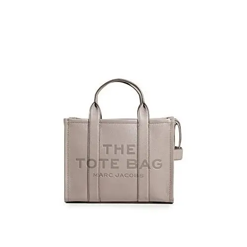 Marc Jacobs Bag Leather Tote Bag The Medium Tote Cement Color