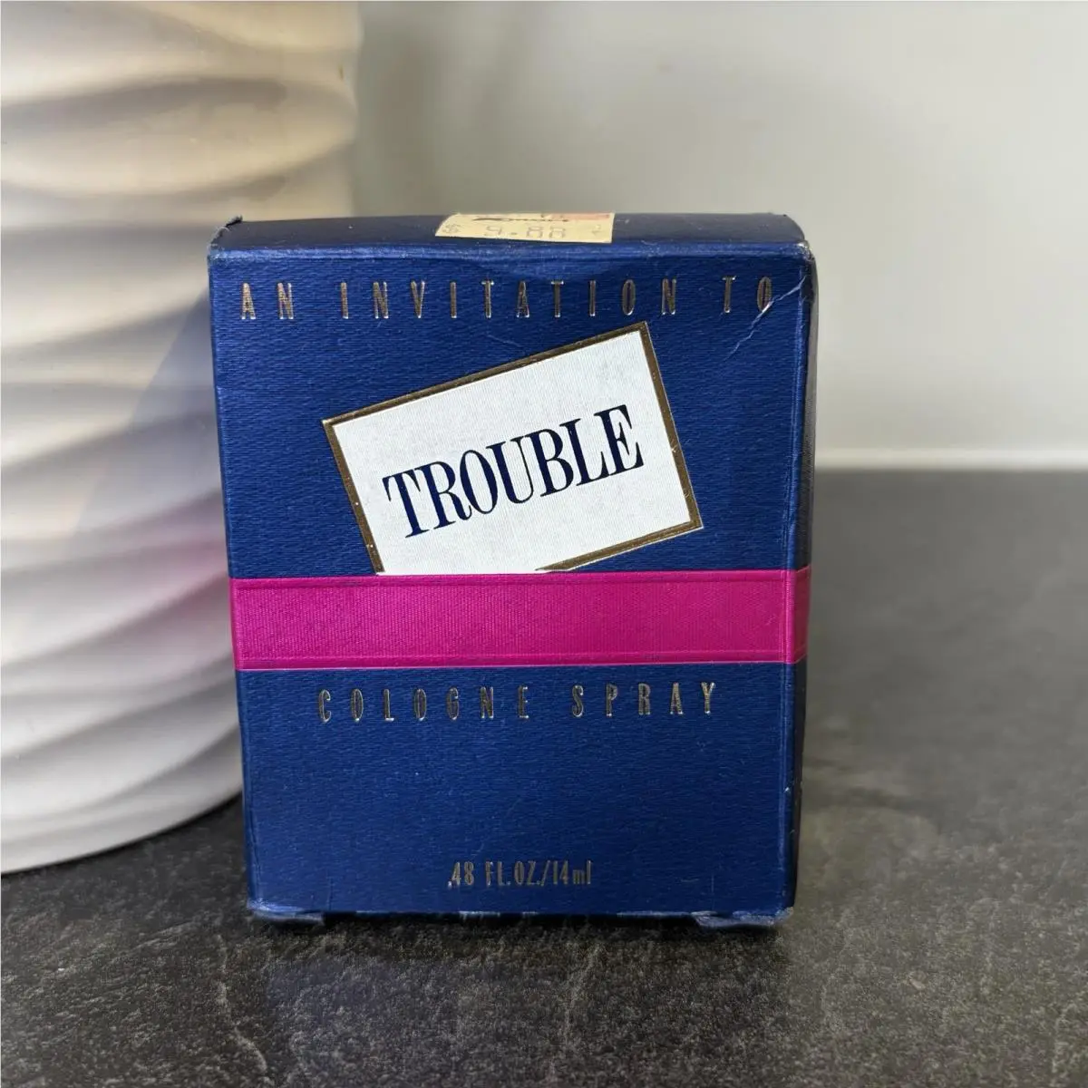 Trouble Cologne Spray Perfume .48 oz Retired by Revlon