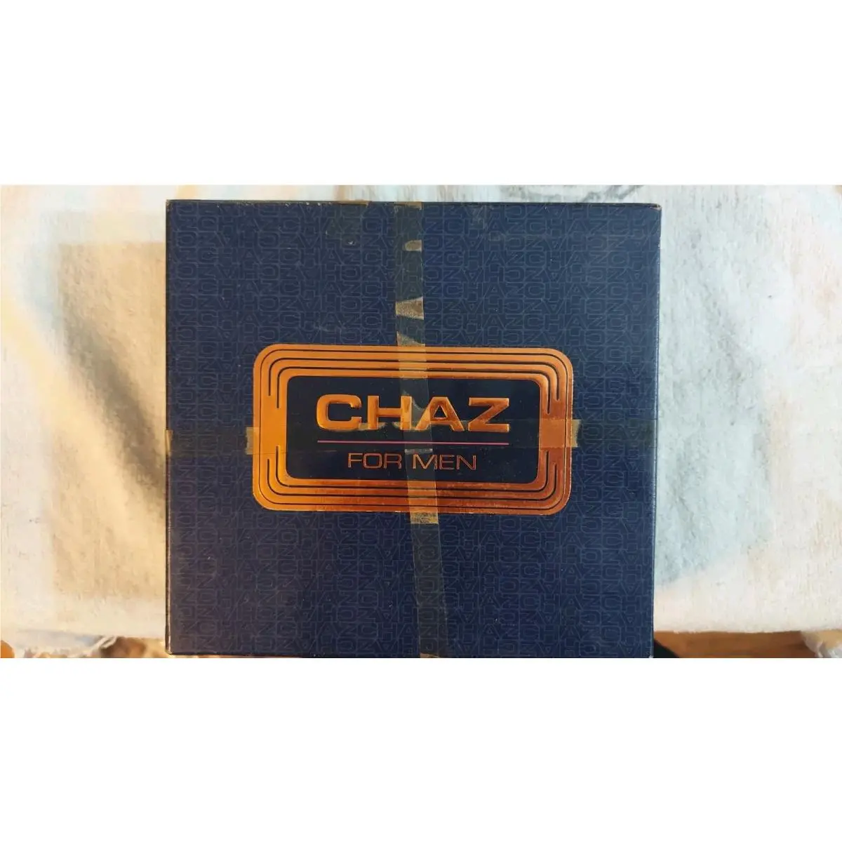 Vintage Chaz Aftershave Talc Set Mens  Charlie Div. Box by Revlon