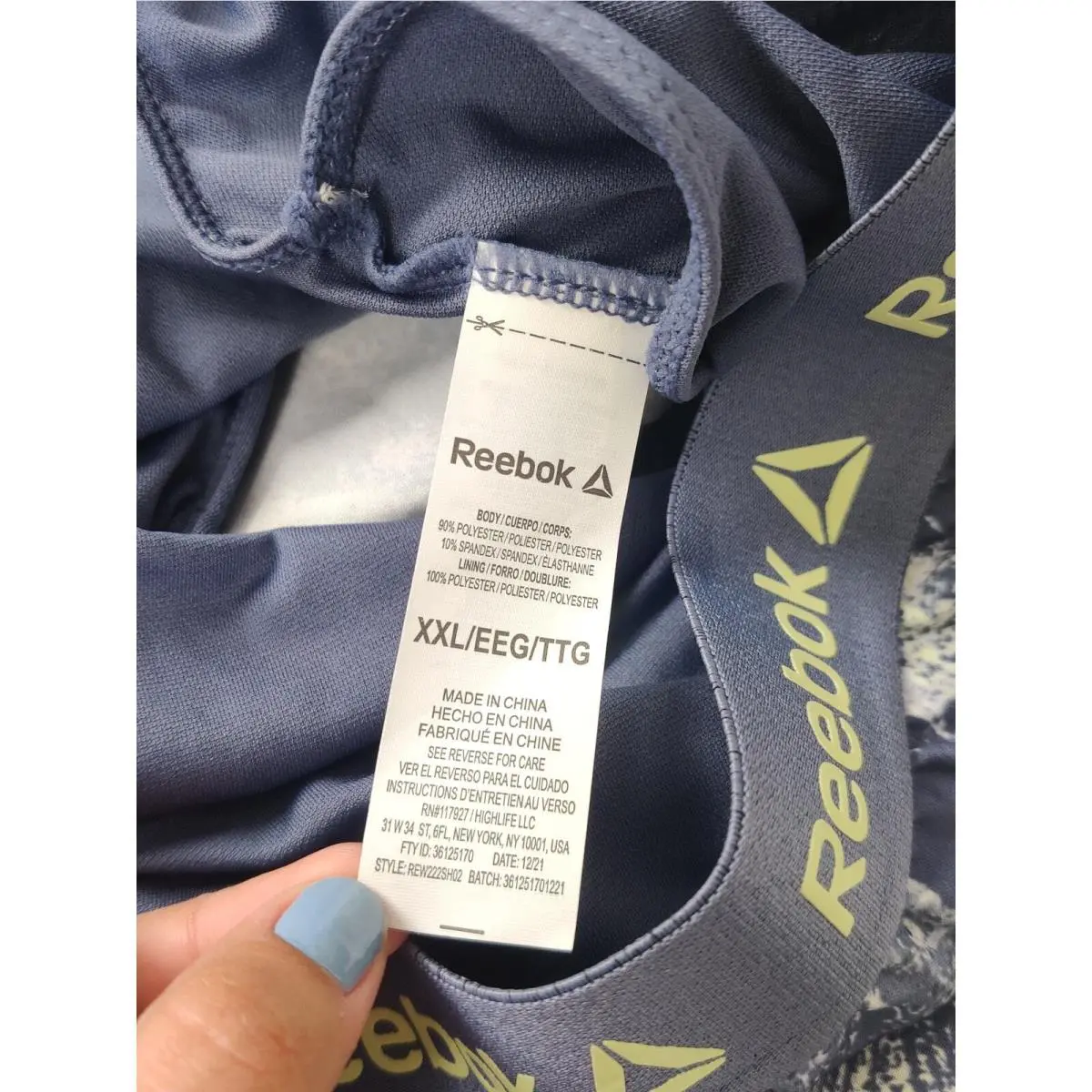 Reebok clothing - Blue 7