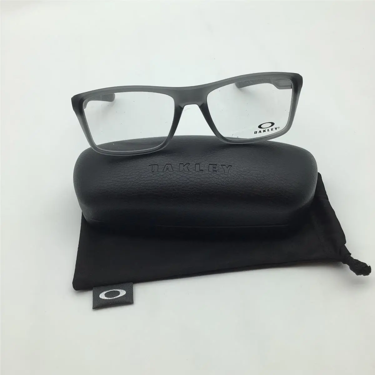Oakley Rafter Mens Eyeglasses Frames Satin Grey Smoke OX8178-0257 57-18