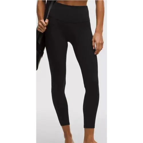 Lululemon High Rise Yoga Pants 25 Black Women`s Sizes 2-10 W/ Tags