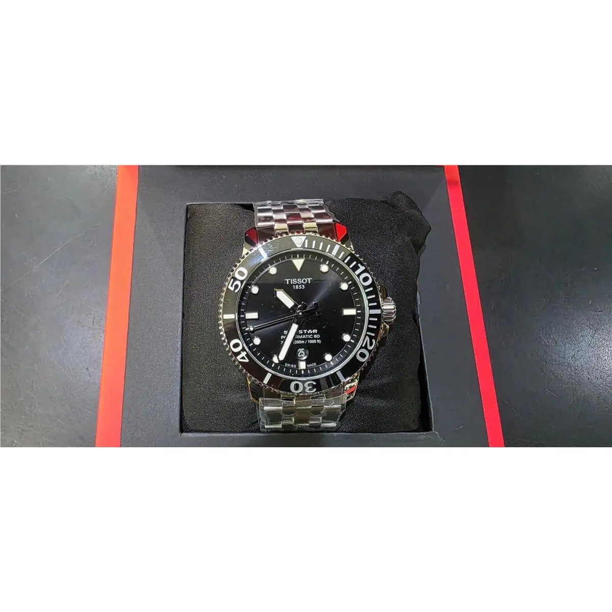 Tissot Gent`s Wristwatch Seastar 1000 Powermatic 80 PPJ049498
