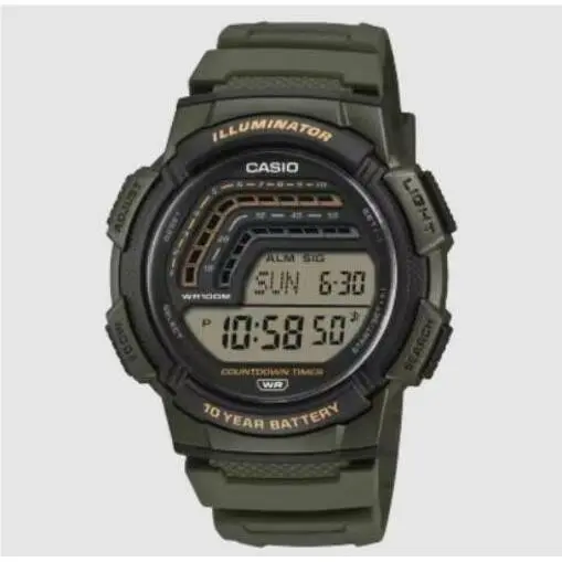 WS-1800-3AV Digital Watch Wristwatch Timepiece For Everyday Wear by Casio