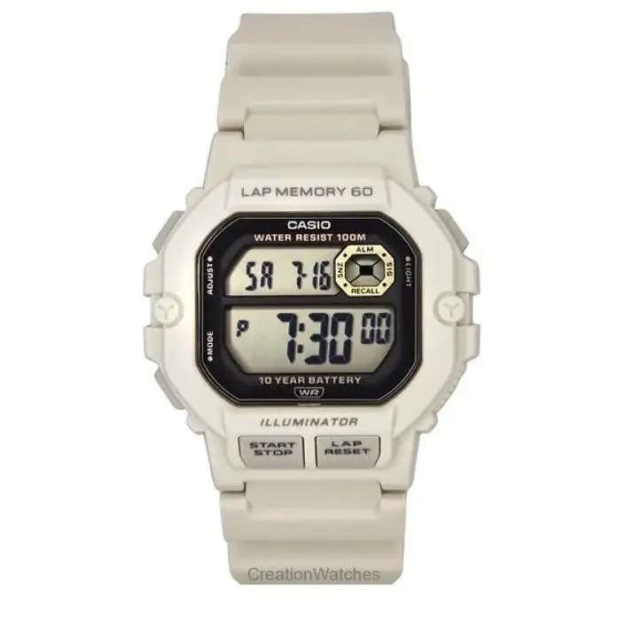 Casio WS-1400H-8AV Watch DIGITAL60 Lap Memory 100M Wristwatch Timepiece