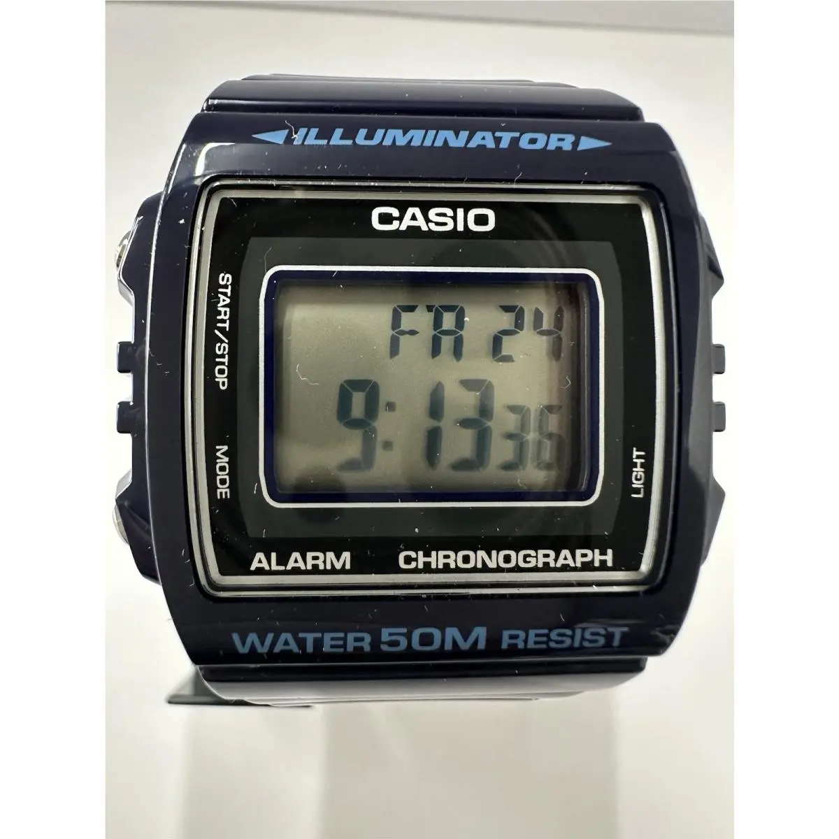 Casio W215H-2A Deep Blue Colored Band Men’s Digital Watch