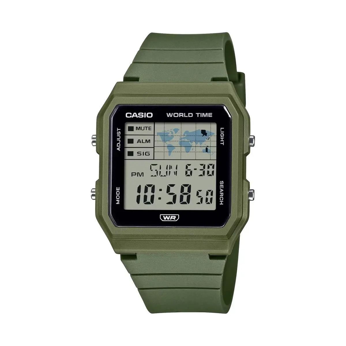 Casio Women`s Digital Sport Watch with Green Case - LF-30W-3ACF