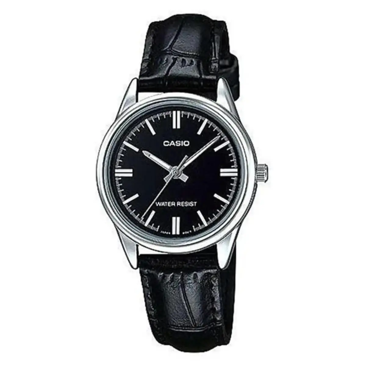 Casio Women’s Classic Black Dial Leather Strap Analog Watch - LTP-V005L-1AUDF
