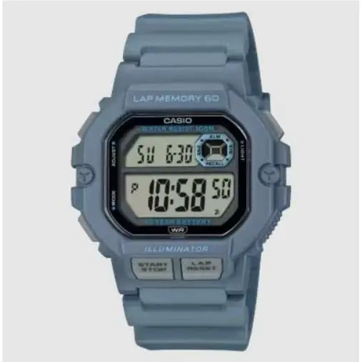 Casio WS-1400H-2AV Watch DIGITAL60 Lap Memory 100M Wristwatch Timepiece