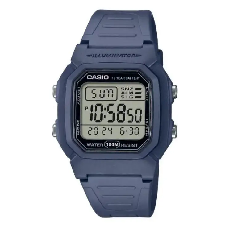 Casio W-800H-2AV Watch Digital Wristwatch Timepiece For Everyday Wear