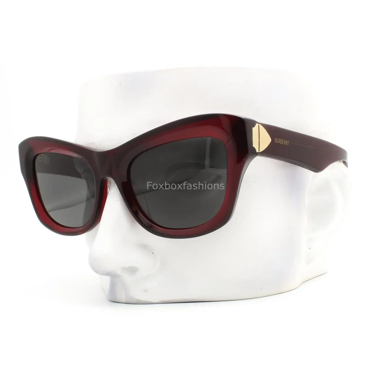 Sunglasses BE 4442U 4128/87 Dark Bordeaux Burgundy Red W/case by Burberry