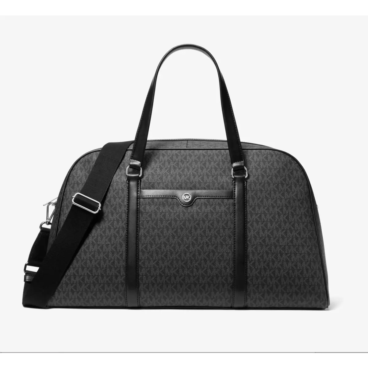 Michael Kors Travel XL Pvc Weekender Duffle Luggage Bag Black