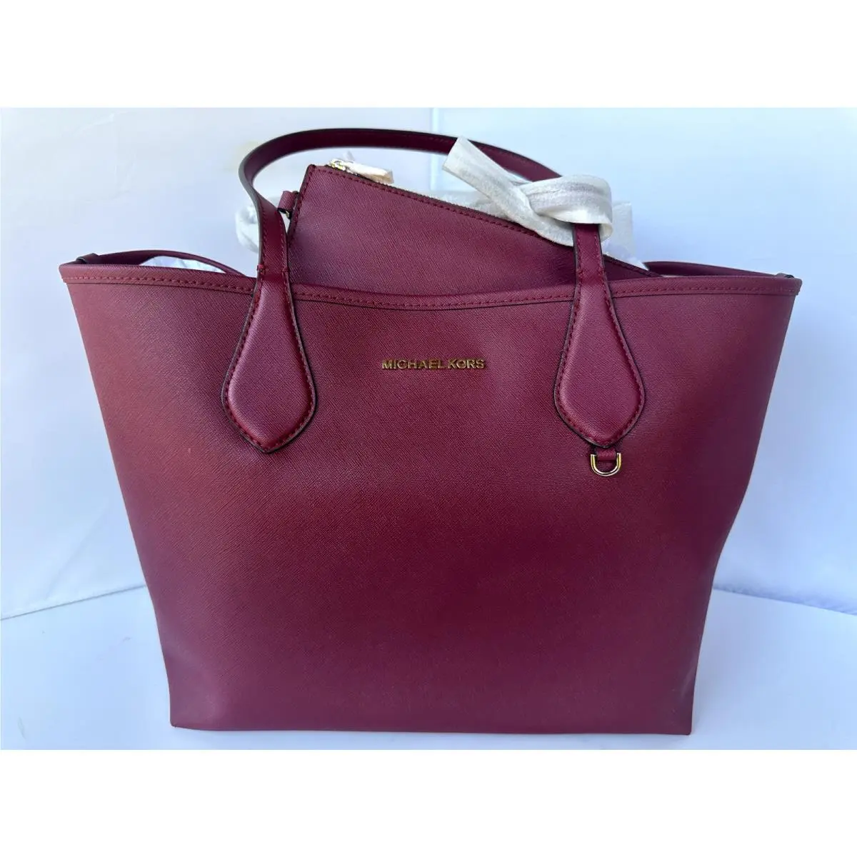 Michael Kors Women`s Bag Saige Reversible Tote Shoulder Handbag