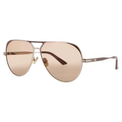 Quay Open TAB-76809 Sunglasses Sun Glasses Glddoe/tan Gold/doe 63m