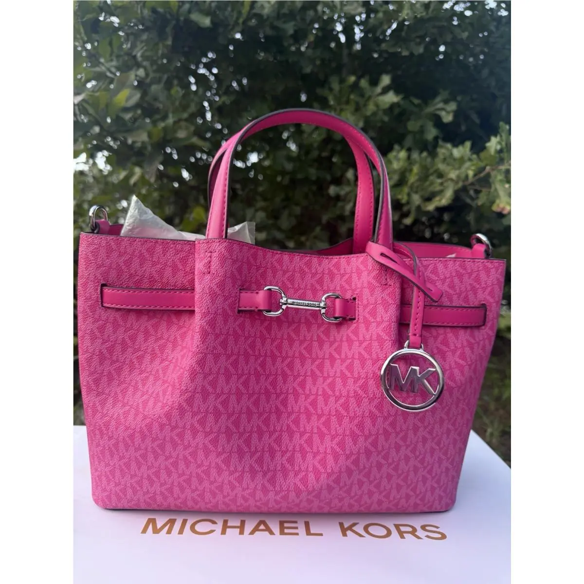 Carson Medium Satchel Shoulder Crossbody Bag by Michael Kors