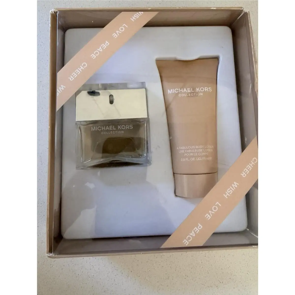 Michael By Michael Kors Perfume 1.0oz Edp and Fabulous Body Lotion 2.5 Oz Set
