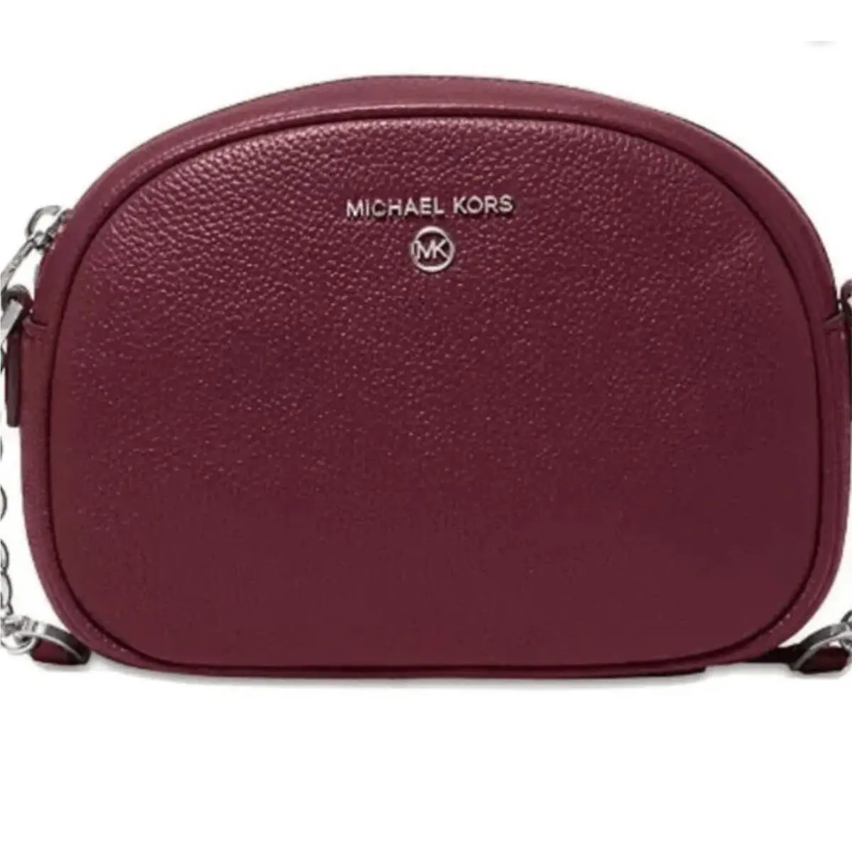 Leather Crossbody Jet Set Bag by Michael Kors