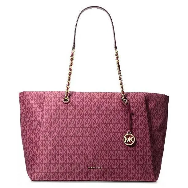 Michael Kors Georgia Signature Mulberry Large Tote Bag