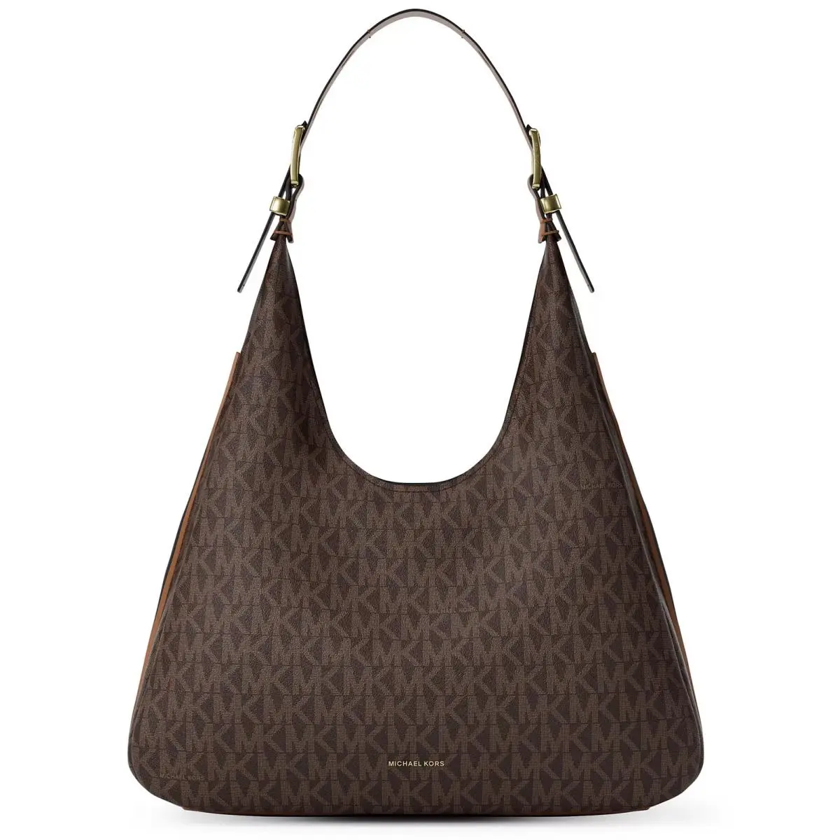Michael Kors Nolita Hobo Shoulder Bag Brown/acorn OS