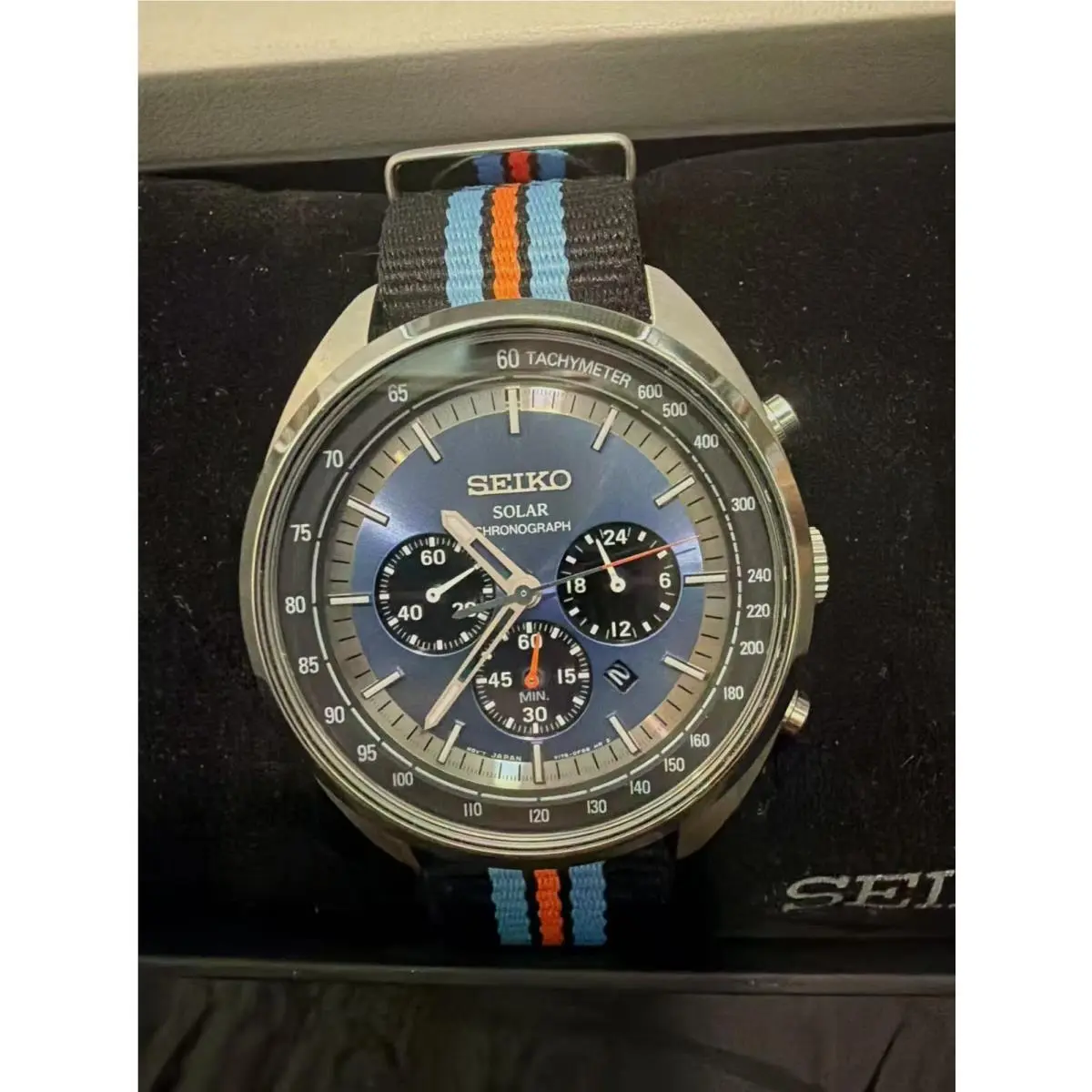 Seiko Men`s Recraft Series Stainless Steel Japanese-quartz Watch with Nylon Stra