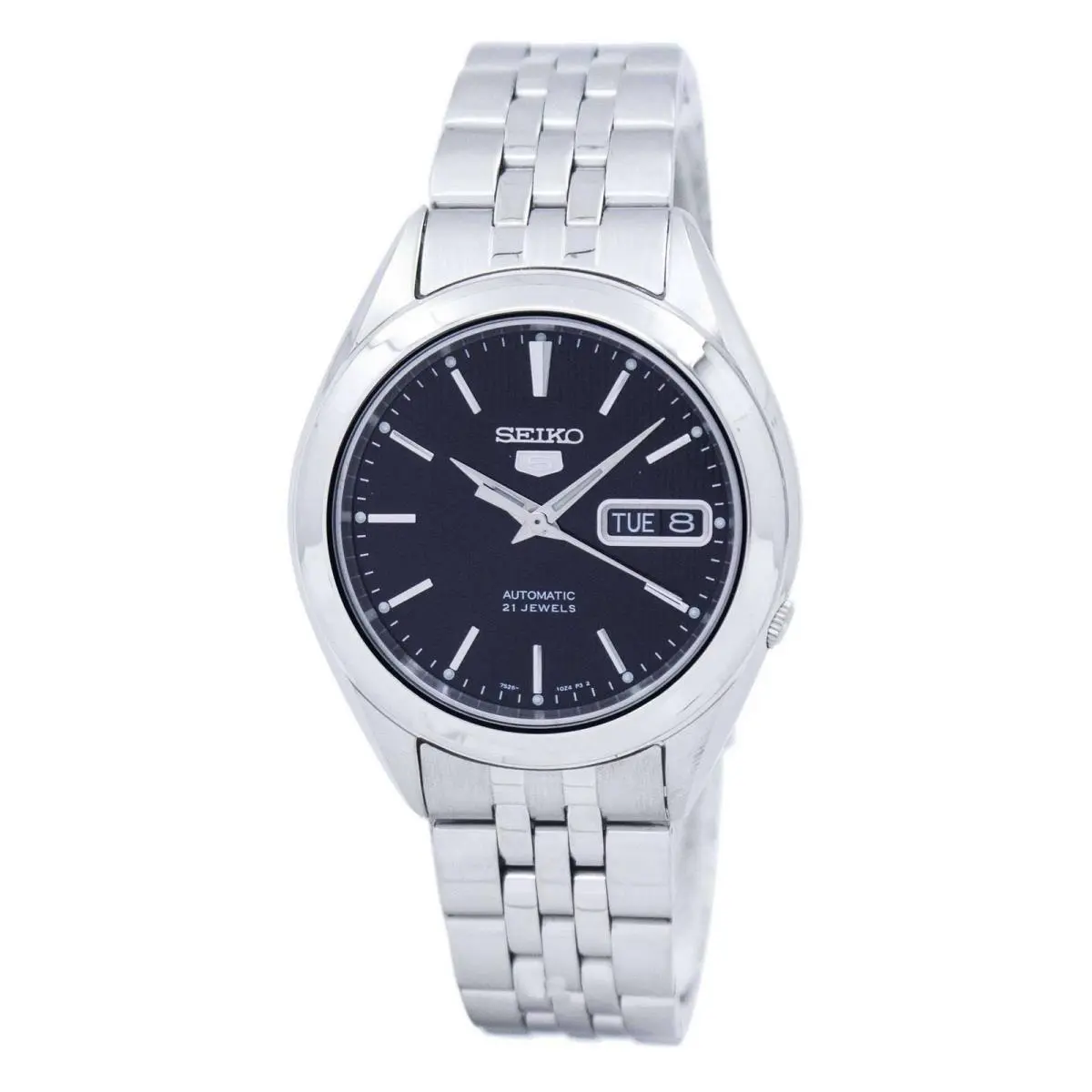 Seiko 5 Automatic SNKL23K1 Stainless Steel Black Dial Analog Mens Watch