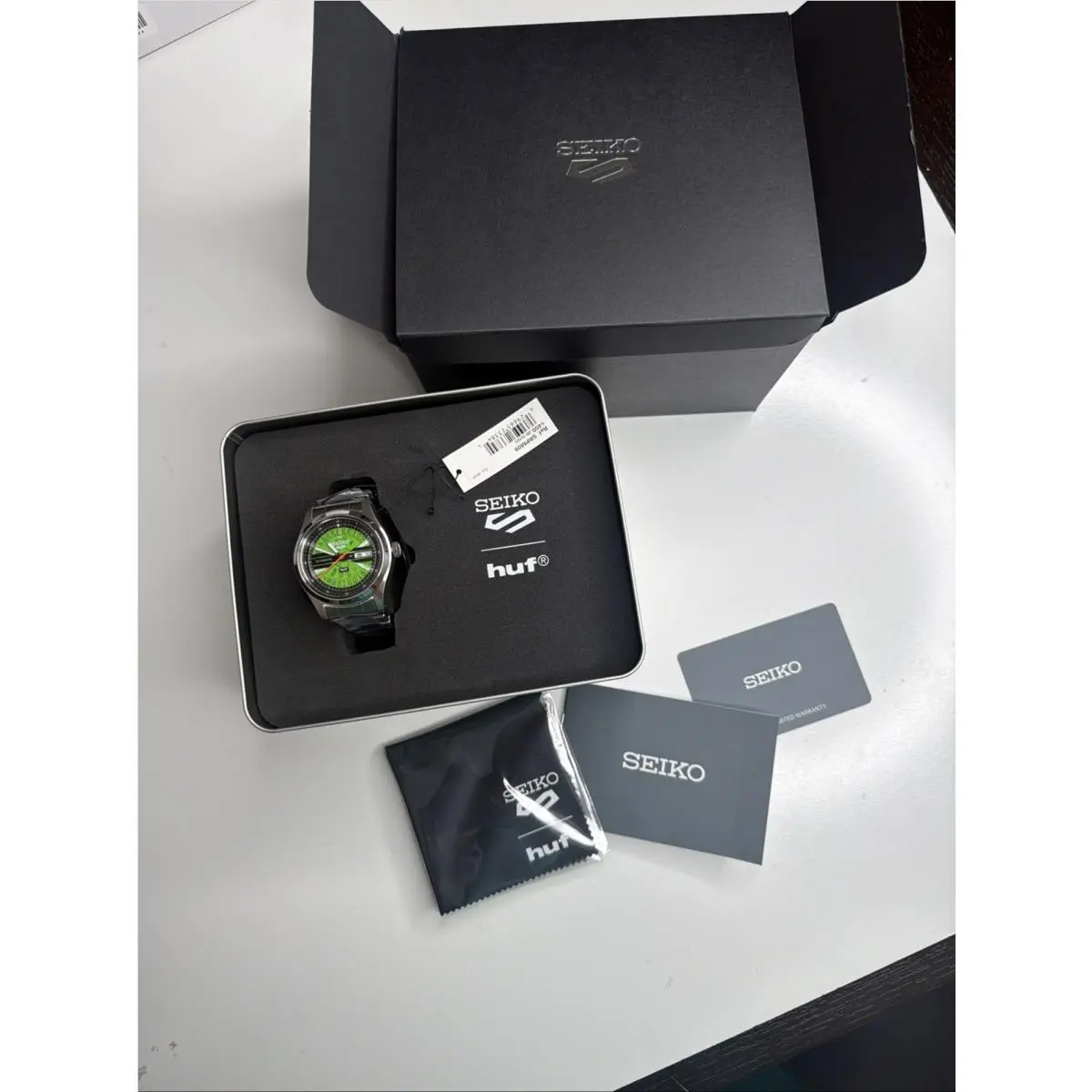 Seiko 5 Sports x Huf Limited Edition SRPM09 – Full Set Japan Made
