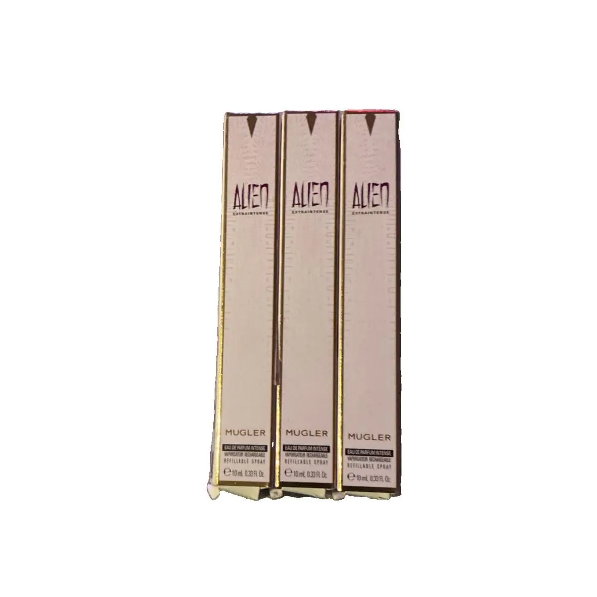 Mugler 3 Magler Alien Hypersense Eau DE Parfum Travel Size 10ML/ 0.33 FL OZ
