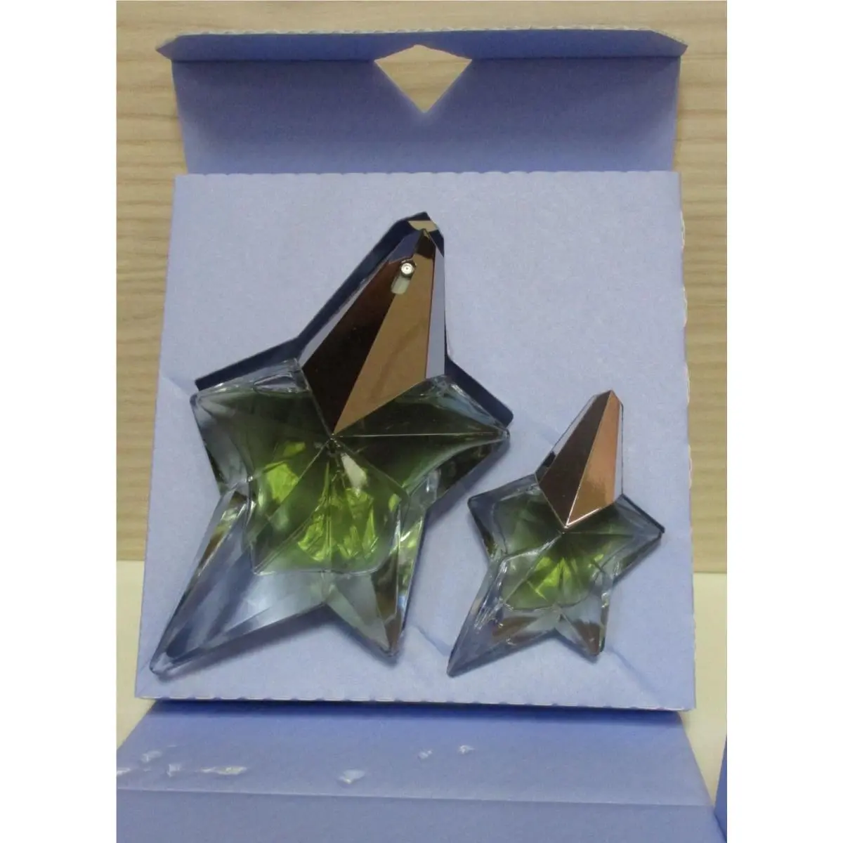 Angel by Thierry Mugler For Women Travel Set 0.8 oz + 0.17 oz Vintage
