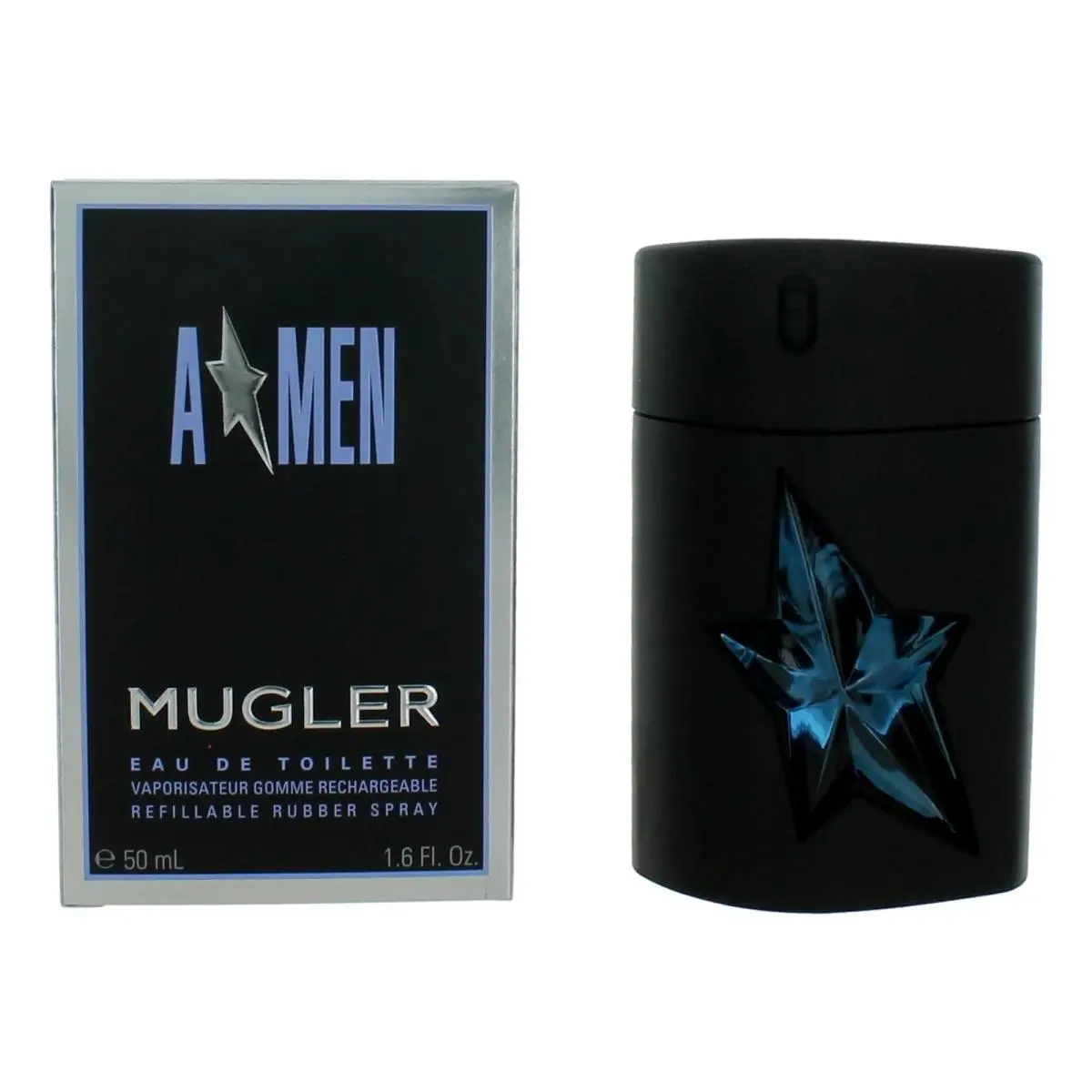 Thierry Mugler A Men 1.6oz Edt Refillable Rubber Spray Men