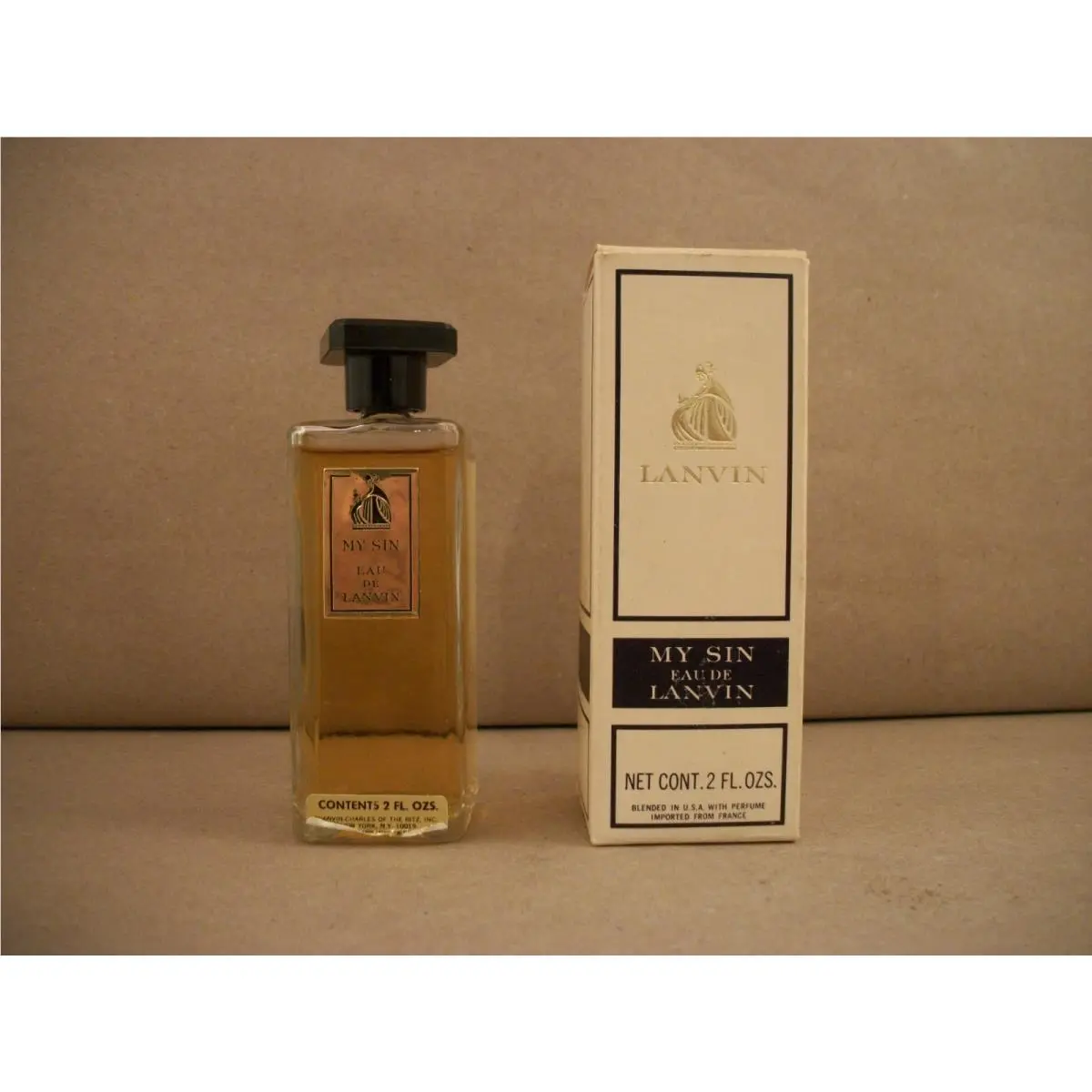 Vintage My Sin Eau De  For Women Edt 2 Oz Splash by Lanvin