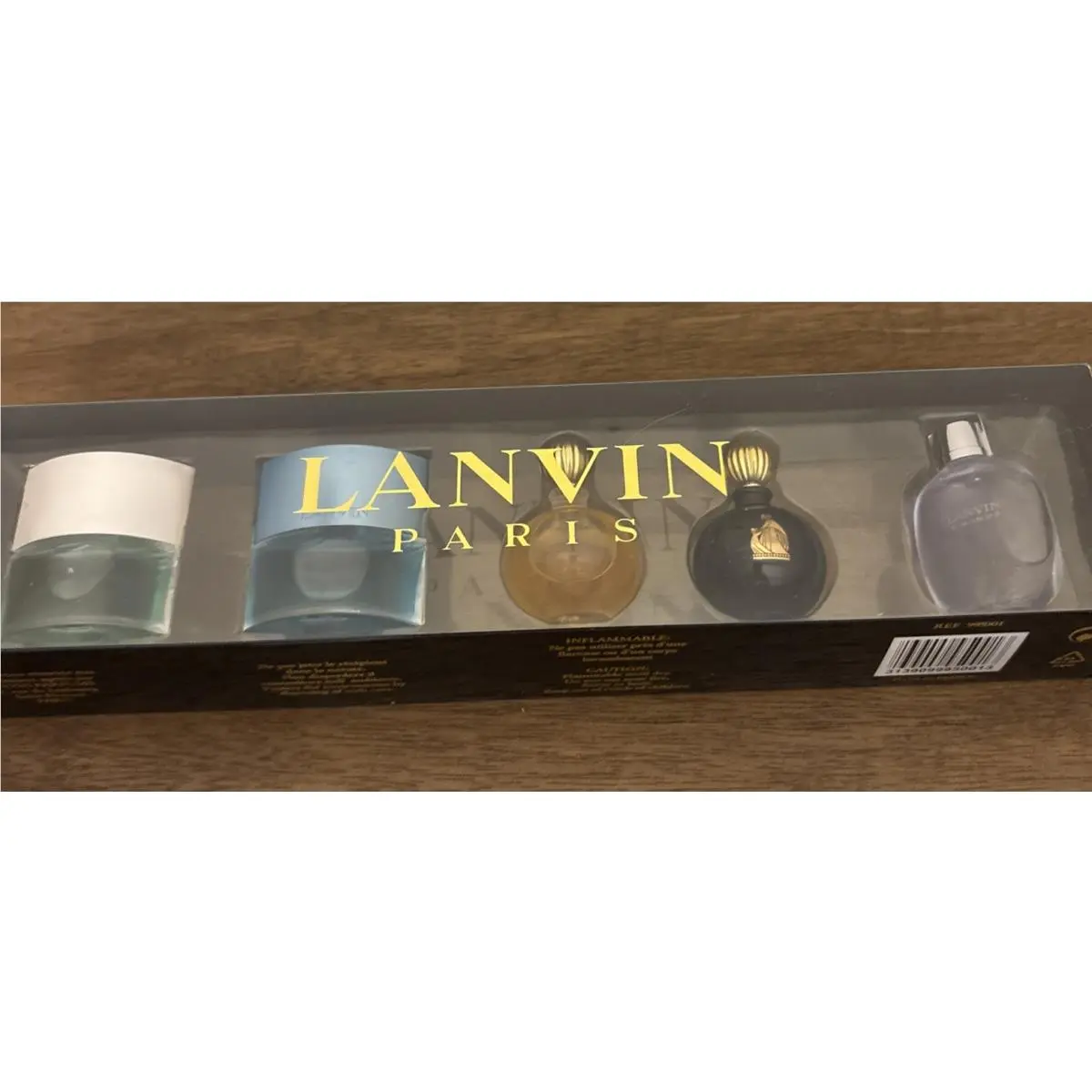 Vintage  Paris Miniature Perfume Set Of 5 Oxygene Arpege Lanv by Lanvin
