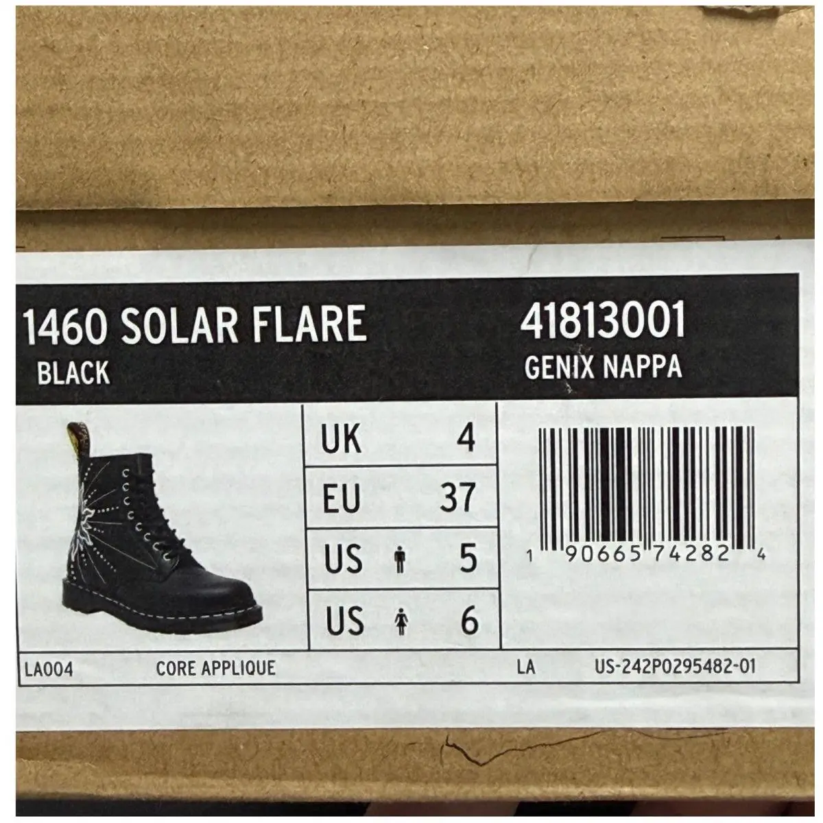 Dr. Martens shoes - 1460 Solar Flare - Solar Flare - Black 8